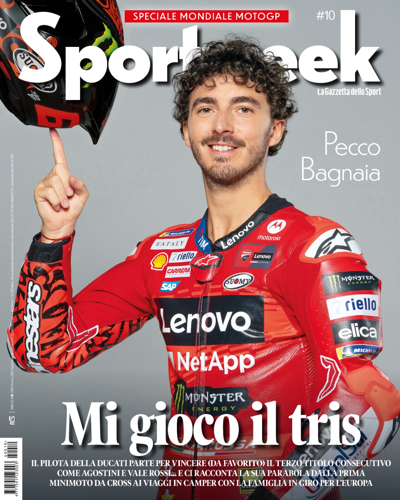 Bagnaia cover Sportweek